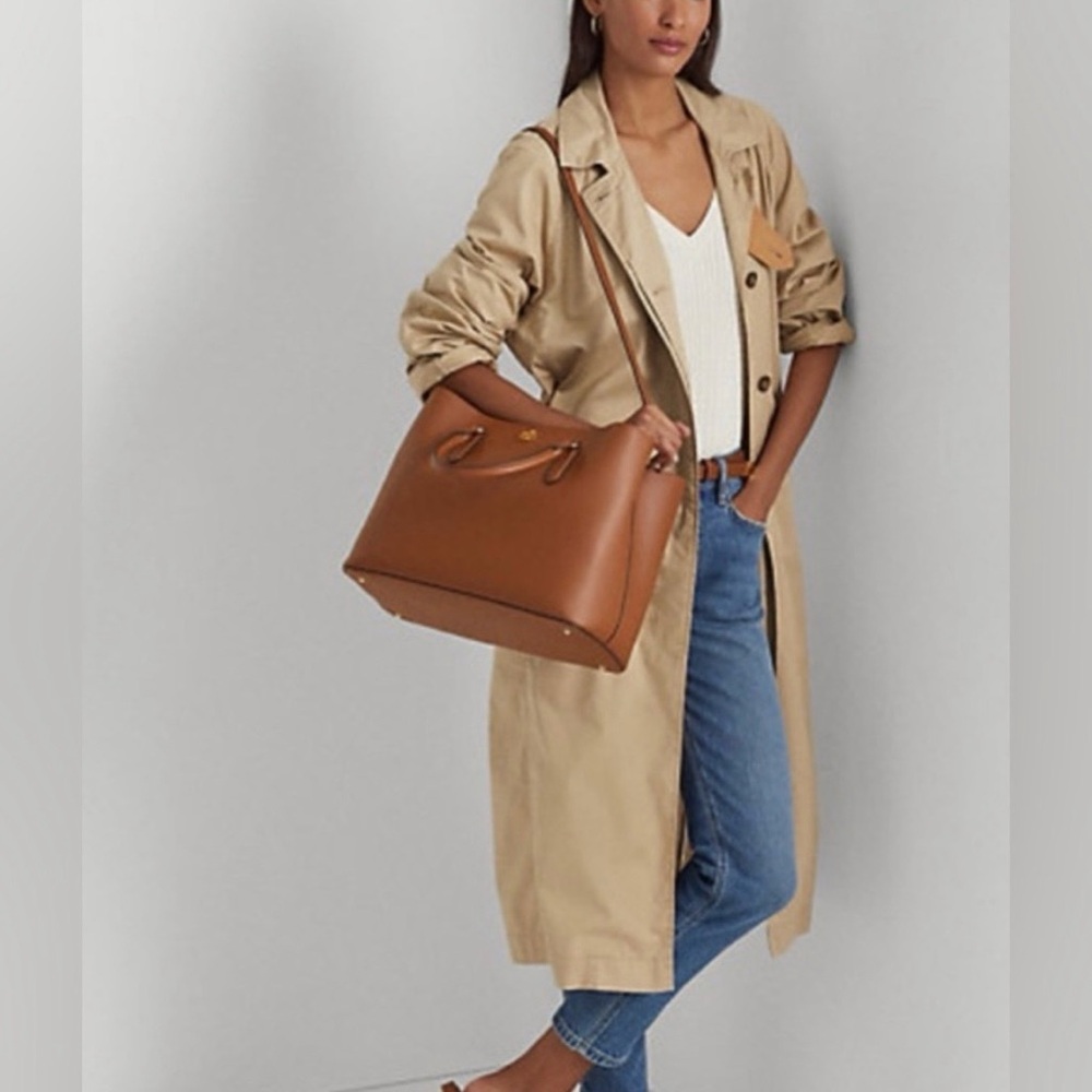 Ralph Lauren Large Marcy Satchel Bag